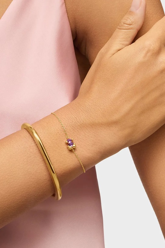 Zapestnica iz srebra prevlečenega z zlatom Tous Bold Bear Lab 1004253800 zlata