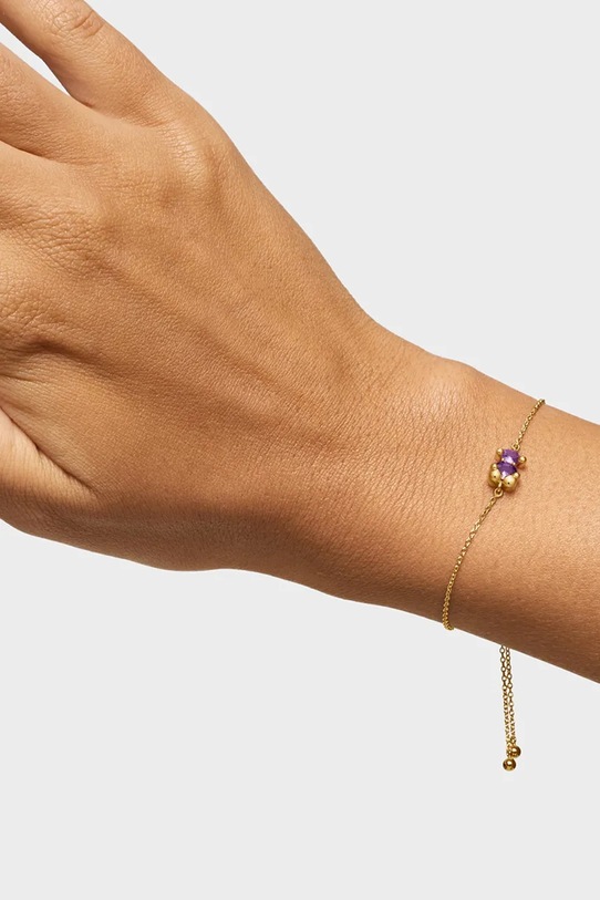 Zapestnica iz srebra prevlečenega z zlatom Tous Bold Bear Lab 1004253800