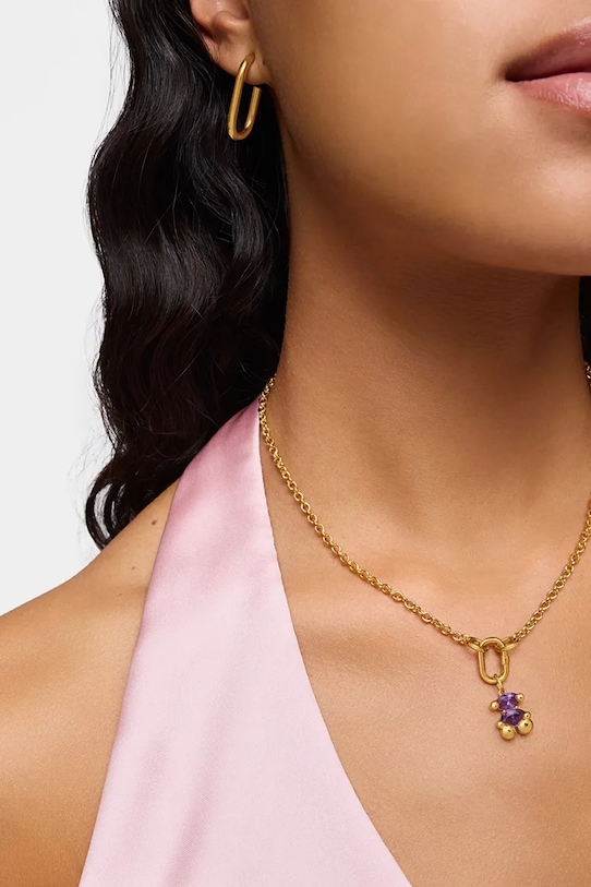 Позолоченный серебряный кулон Tous Bold Bear Lab 1004255400 серебрянный