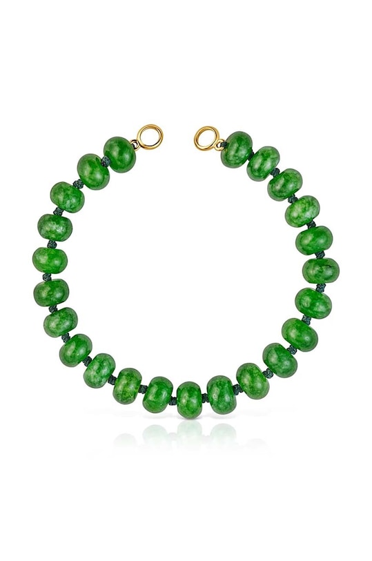 Браслет Tous Hold Oval срібло зелений 1004218300