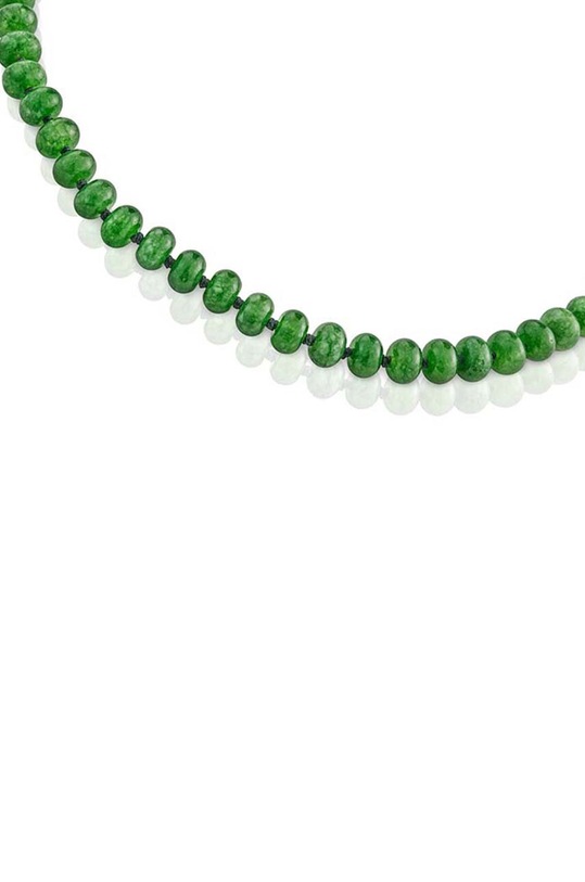 Κολιέ Tous Hold Oval 1004218400 πράσινο AA00