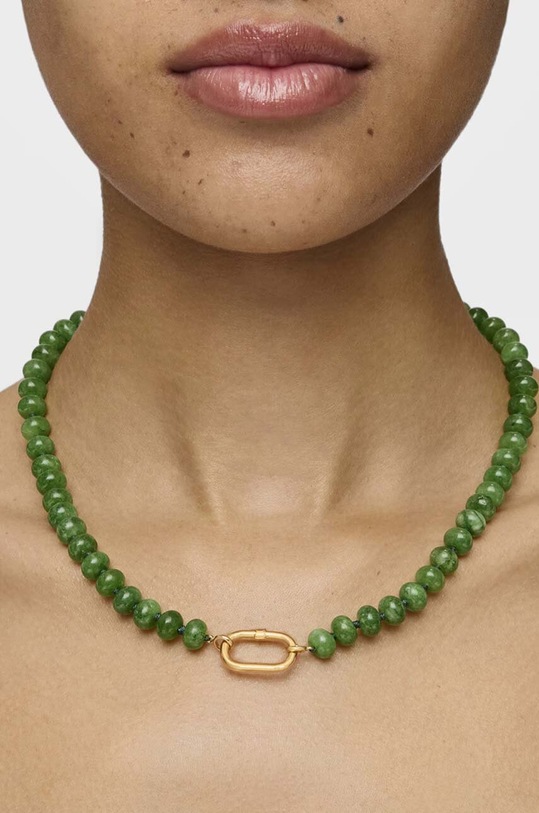 Κολιέ Tous Hold Oval 1004218400 πράσινο