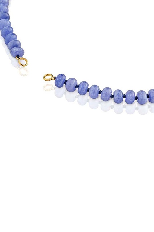 Αξεσουάρ Κολιέ με φυσικές πέτρες Tous Hold Oval 1004218500 μωβ