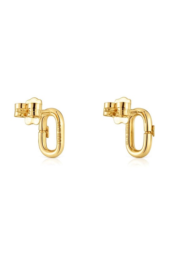 Аксесуари Золоті сережки Tous Hold Oval 1004226900 золотий