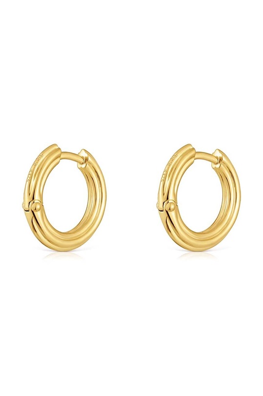 Doplnky Strieborné pozlátené náušnice Tous 1950 1004243500 zlatá