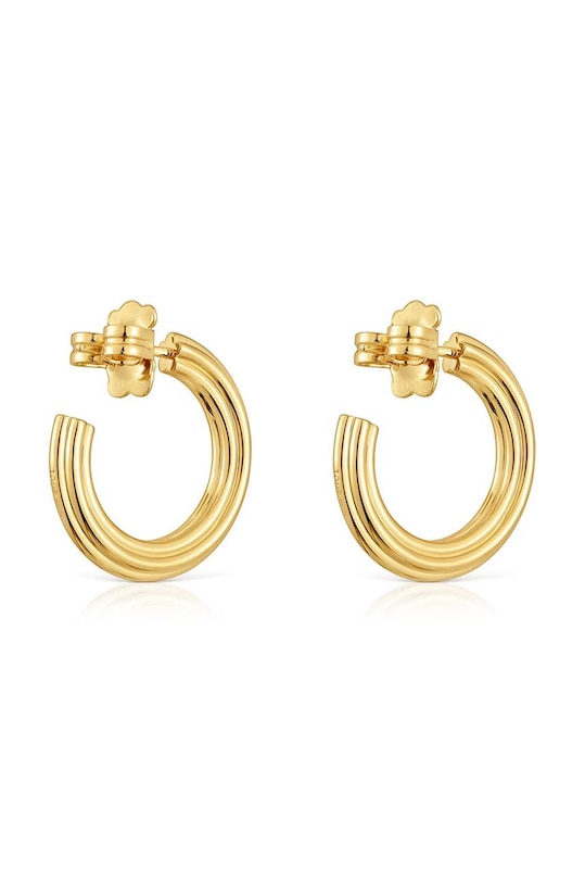 Doplnky Strieborné pozlátené náušnice Tous 1950 1004243600 zlatá