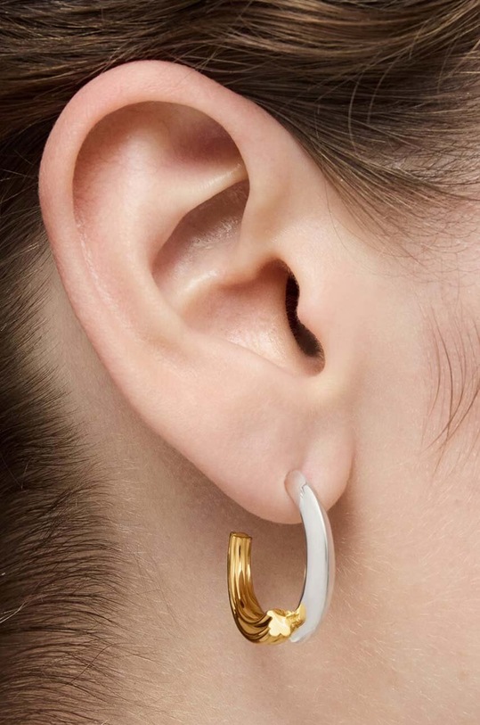 Срібні сережки з позолотою Tous 1950 1004242600