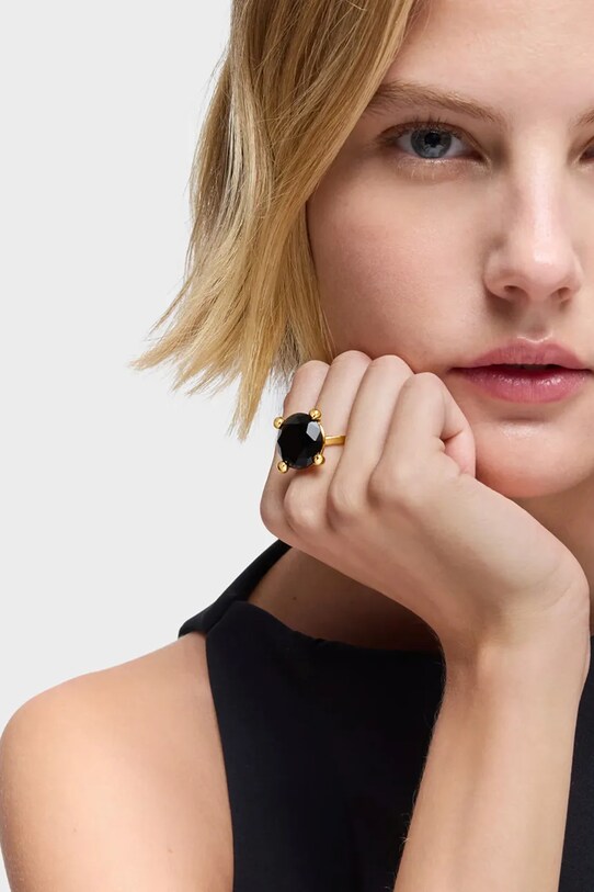 Серебряное кольцо с позолотой Tous 12 Color золотой 1004235712