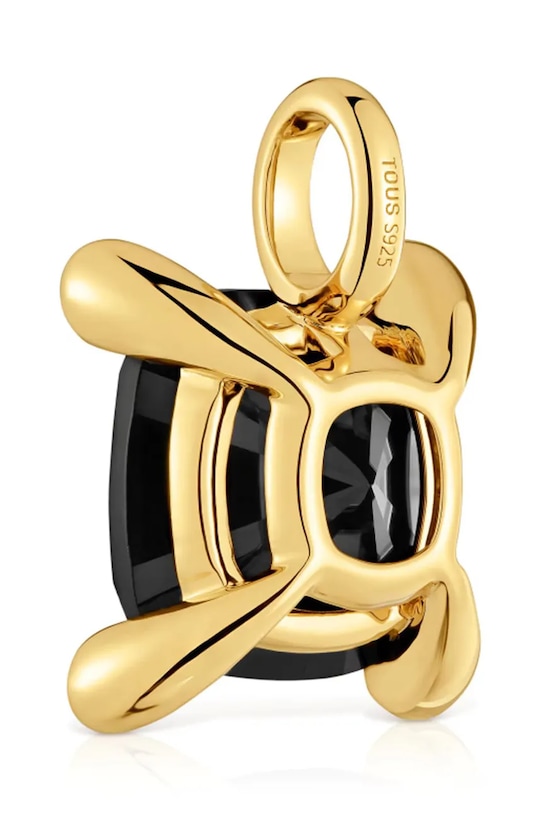 Kiegészítők Tous aranyozott ezüst medál Color Black 1004234900 arany