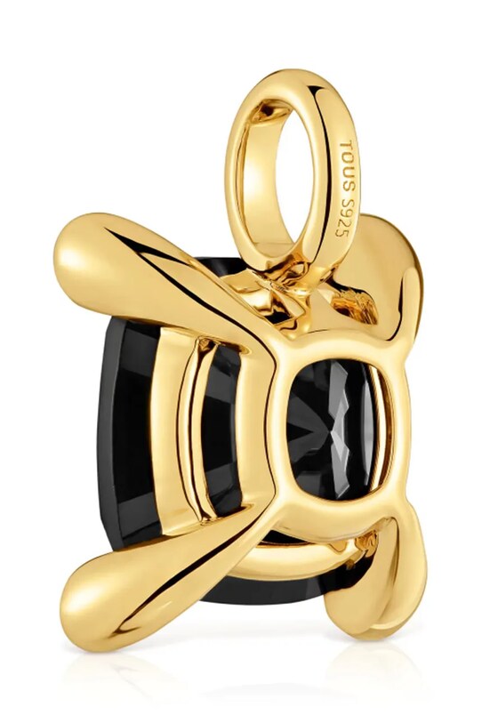 Accesorii Tous pandantiv din argint placat cu aur Color Black 1004234900 argintiu