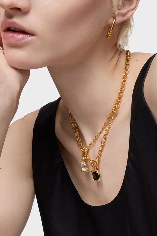 Tous pandantiv din argint placat cu aur Color Black 1004234900