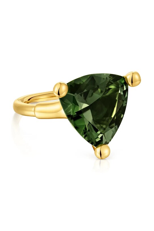 Серебряное кольцо с позолотой Tous 12 Color Lab 1004251312 серебрянный AA00