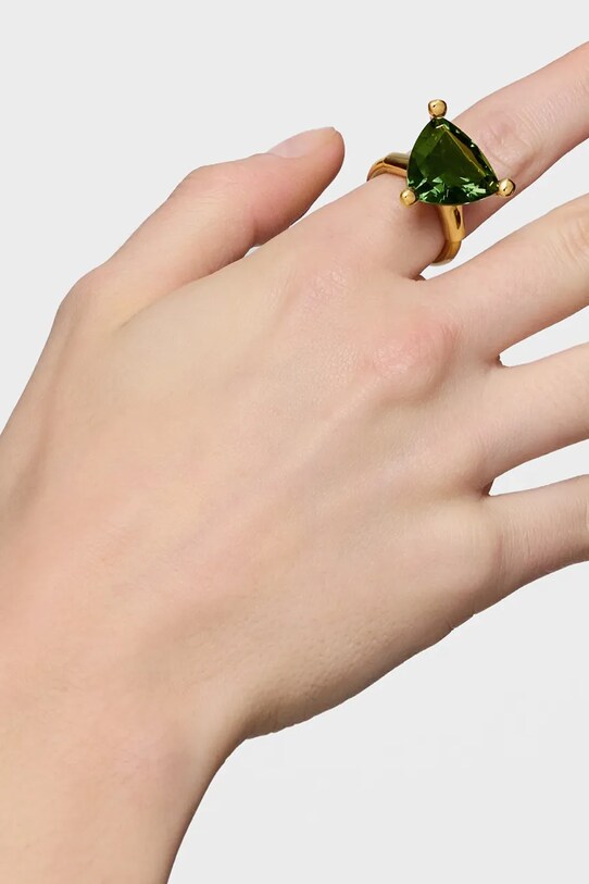 Серебряное кольцо с позолотой Tous 12 Color Lab 1004251312