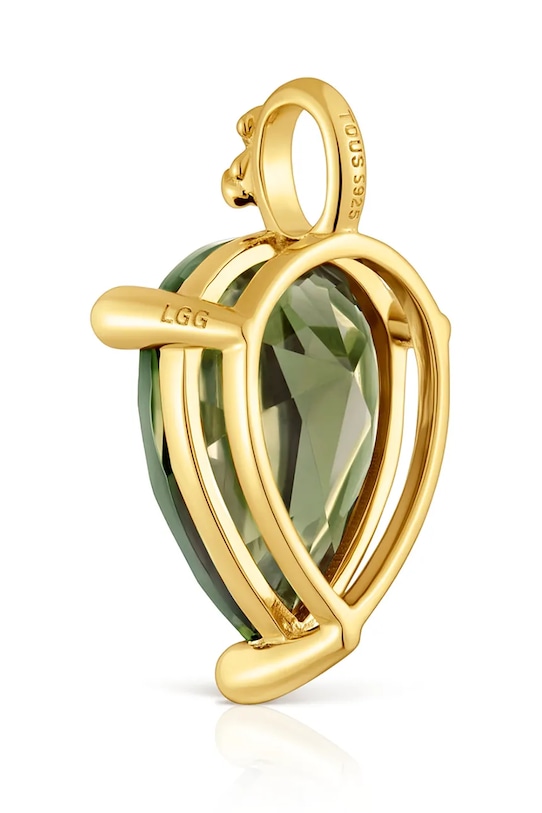 Akcesoria Tous zawieszka ze srebra pokrytego złotem Color Lab 1004256300 srebrny