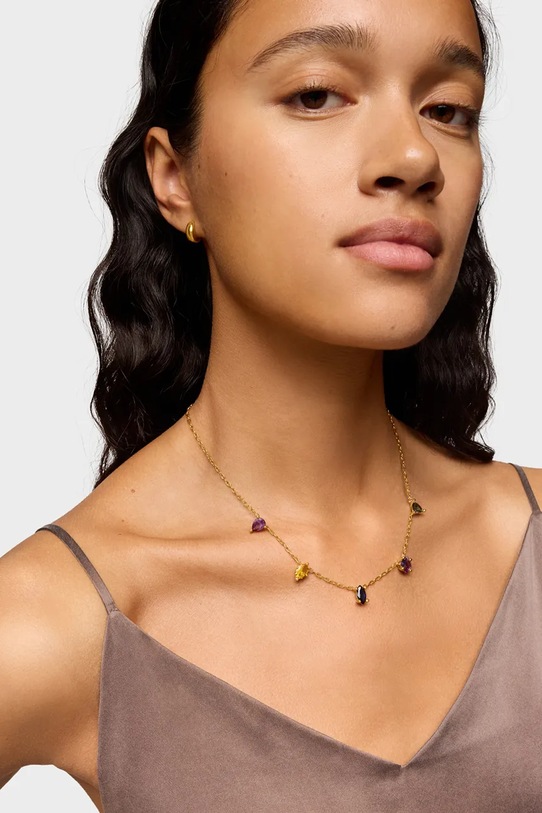 Tous aranyozott ezüst nyaklánc Color Lab 1004249200 arany