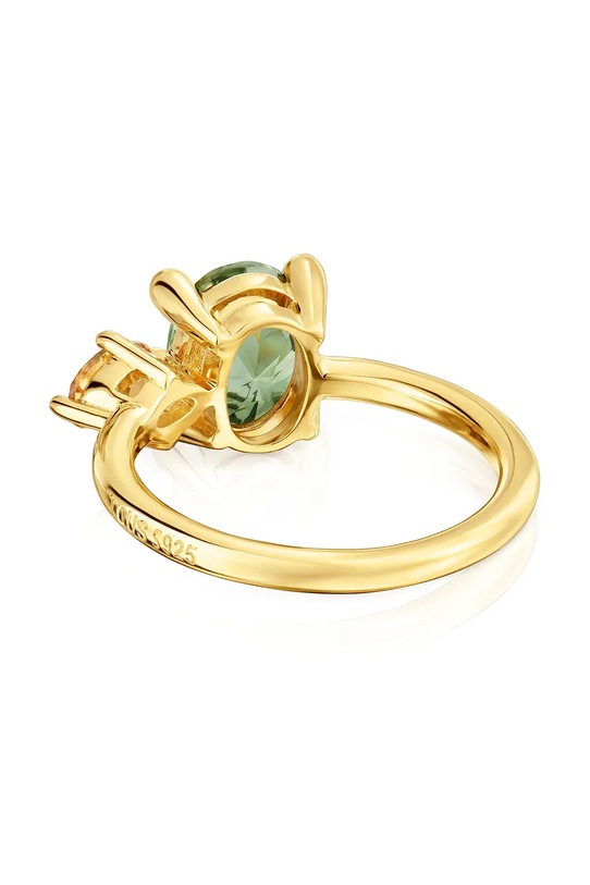 Kiegészítők Tous aranyozott ezüst gyűrű 12 Color Lab 1004251412 arany