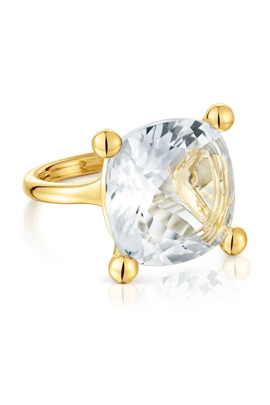 Серебряное кольцо с позолотой Tous 12 Color 1004236412 золотой AA00