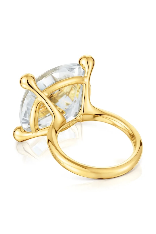 Аксесуари Срібний перстень з позолотою Tous 12 Color 1004236412 золотий