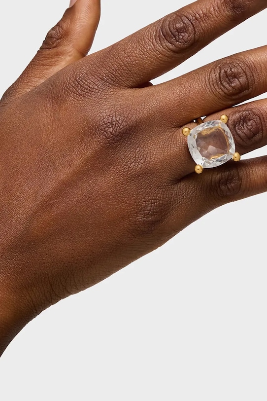 Срібний перстень з позолотою Tous 12 Color 1004236412