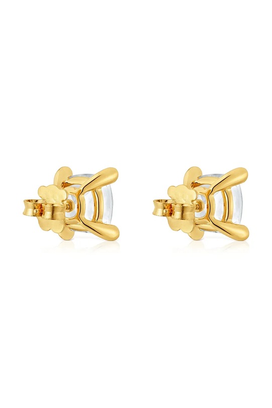 Dodatki Uhani iz srebra prevlečenega z zlatom Tous Color White 1004223000 zlata