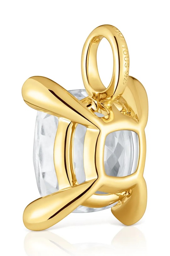 Kiegészítők Tous aranyozott ezüst medál Color White 1004235000 arany