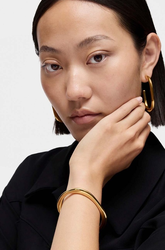 Серебряный браслет с позолотой Tous Line золотой 1004232270