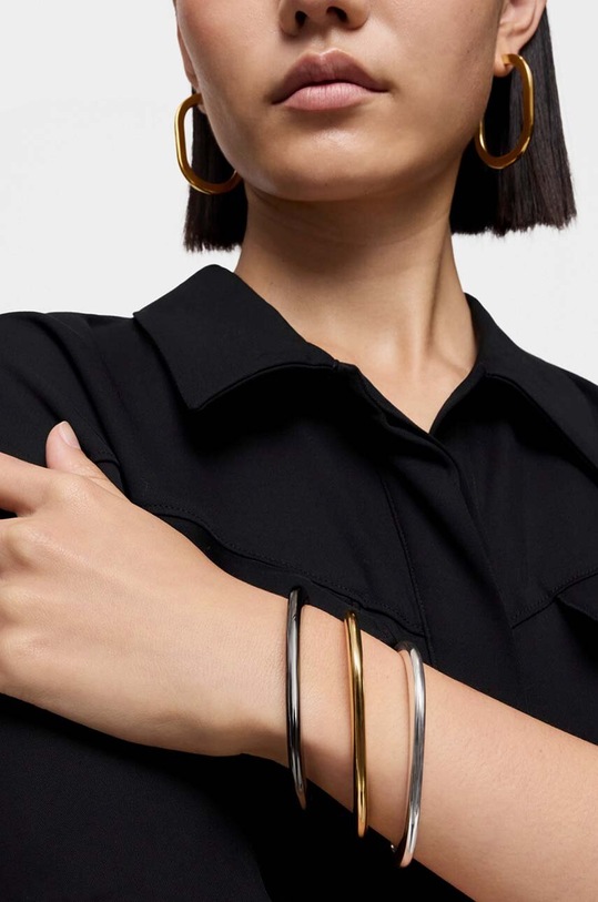 Серебряный браслет с позолотой Tous Line 1004232270