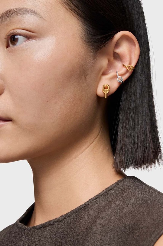 Stříbrné pozlacené náušnice Tous Manifesto zlatá 1004223100