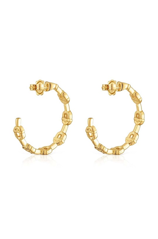 Аксесуари Срібні сережки з позолотою Tous Manifesto 1004222200 золотий