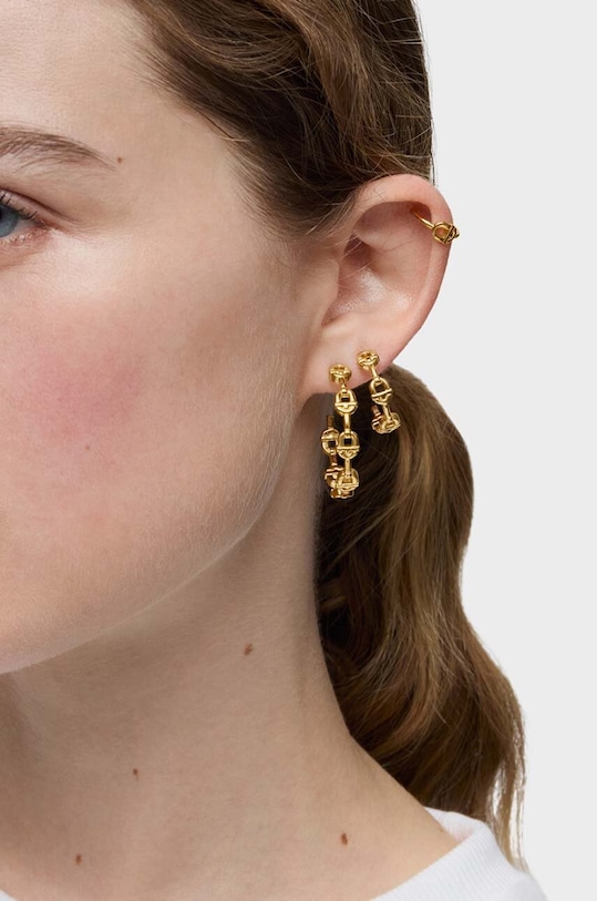 Срібні сережки з позолотою Tous Manifesto 1004222200 золотий