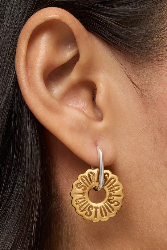 Срібні сережки з позолотою Tous Miranda 1004213900