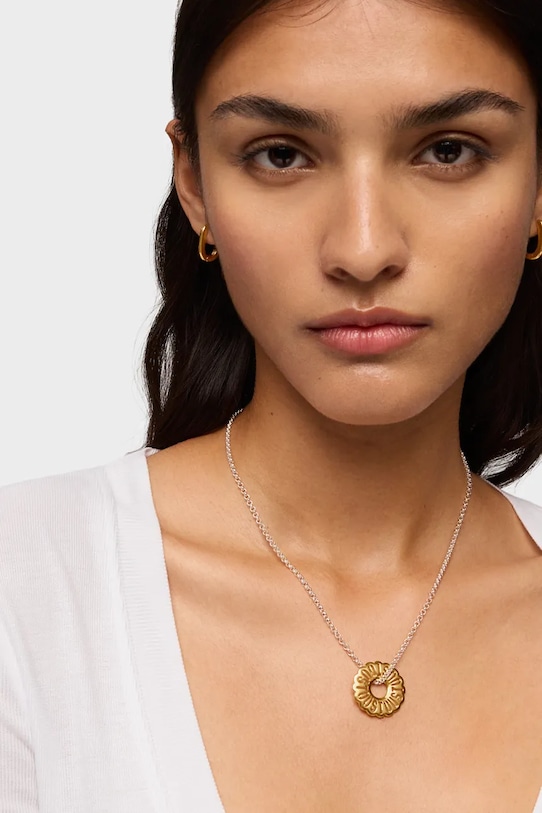 Серебряное колье с позолотой Tous Miranda 1004214600 серебрянный