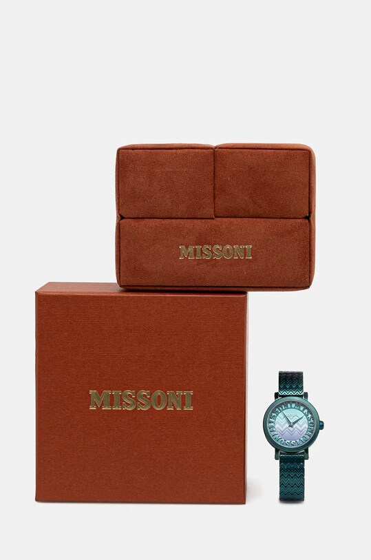 Doplnky Hodinky Missoni MWCY00623 tyrkysová