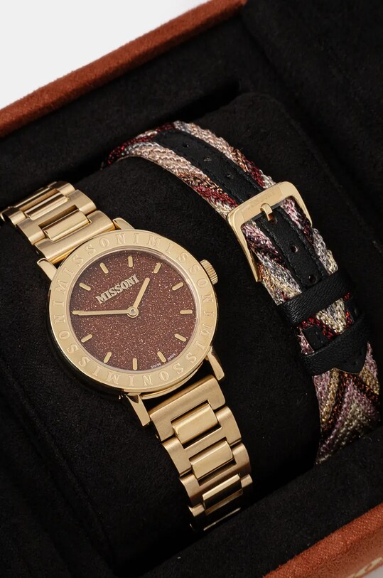 Missoni zegarek złoty MWECA0423