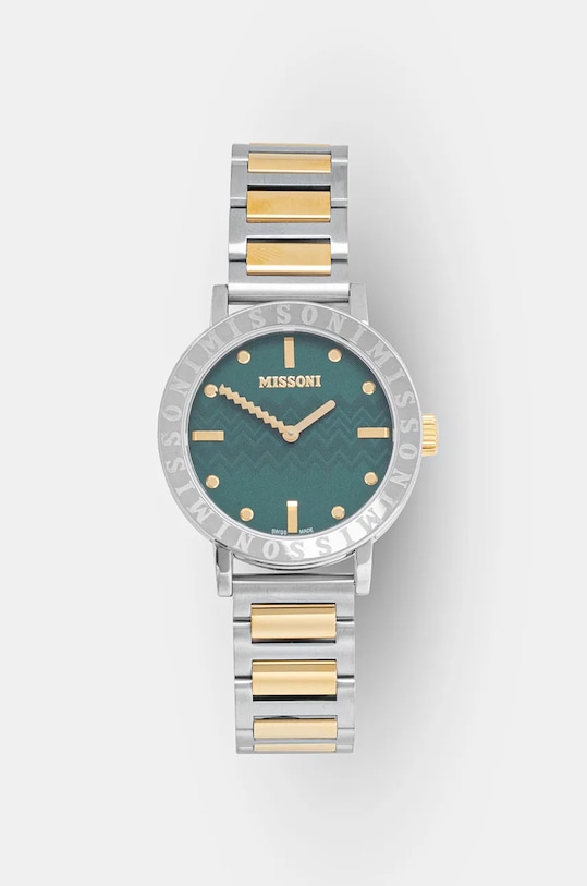 Missoni zegarek srebrny MWQK00422