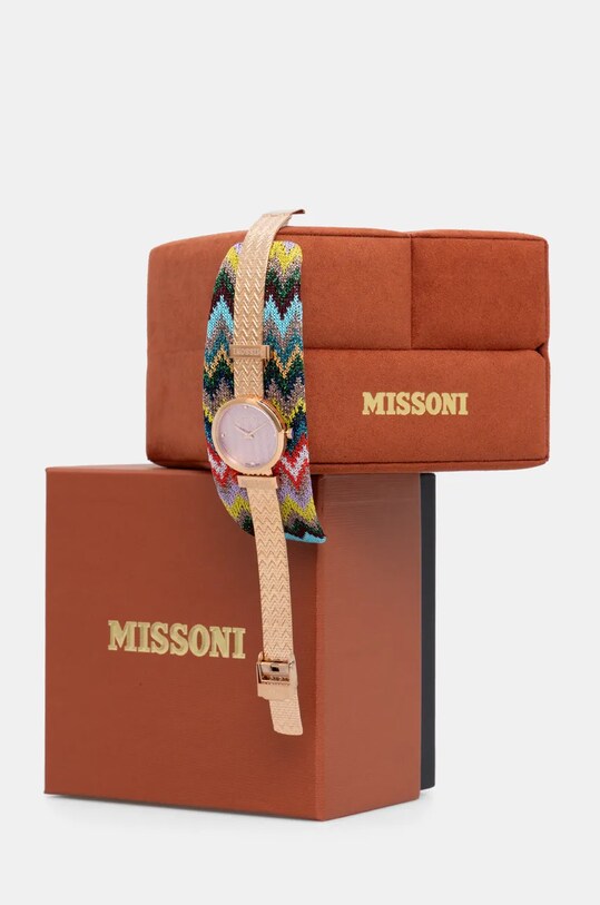 Doplnky Hodinky Missoni MWY102222 ružová