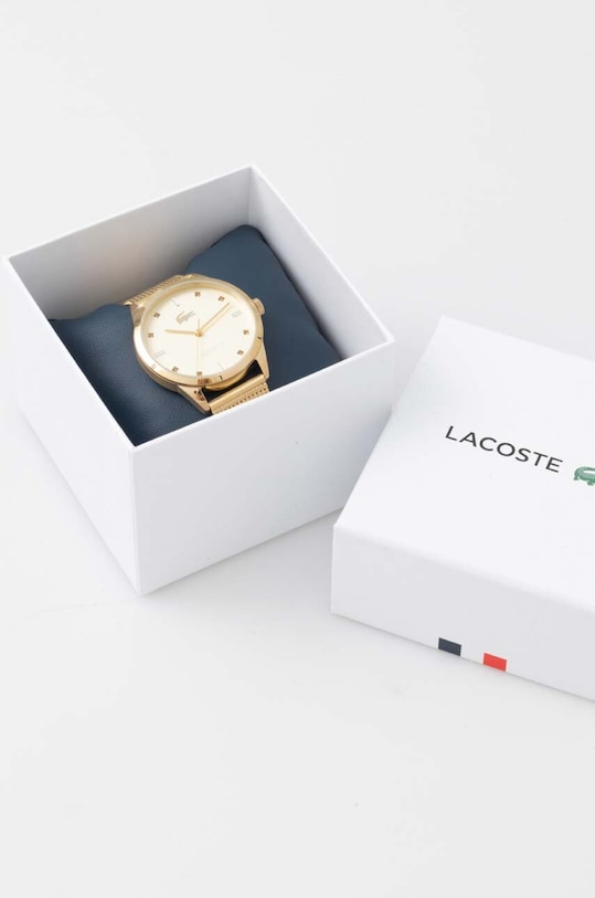 Akcesoria Lacoste zegarek 2001343 złoty