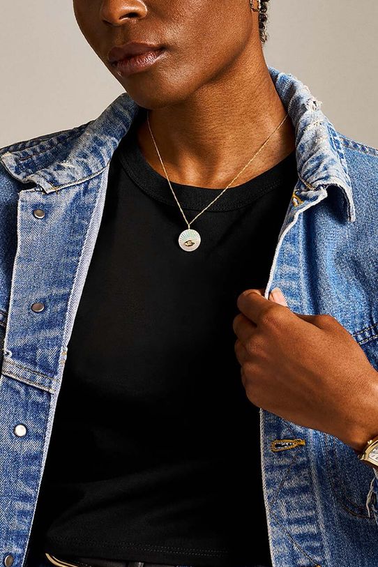 Fossil naszyjnik JF04793710 złoty