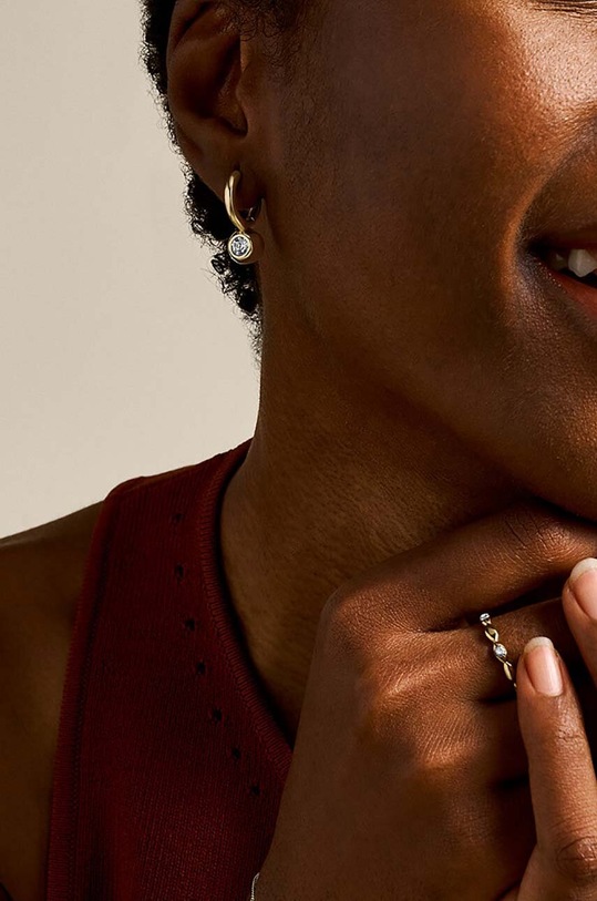Сережки Fossil золотий JA7254710