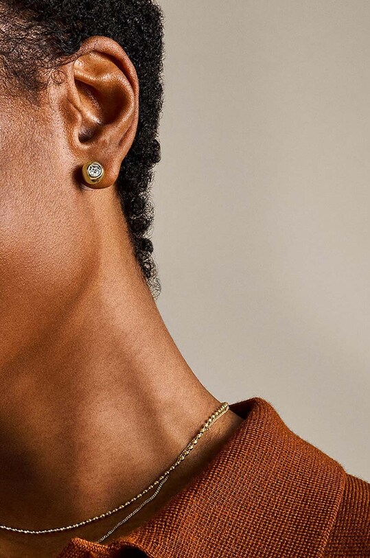 Сережки Fossil золотий JA7251710