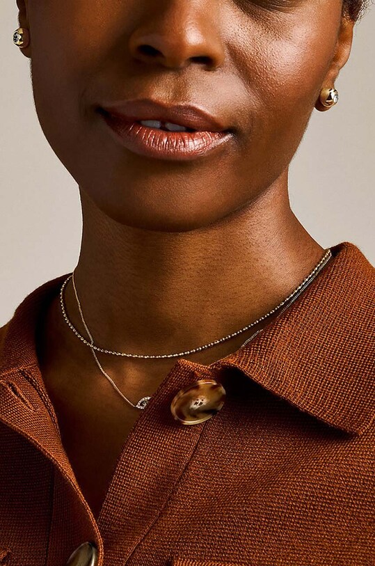 Сережки Fossil JA7251710 золотий