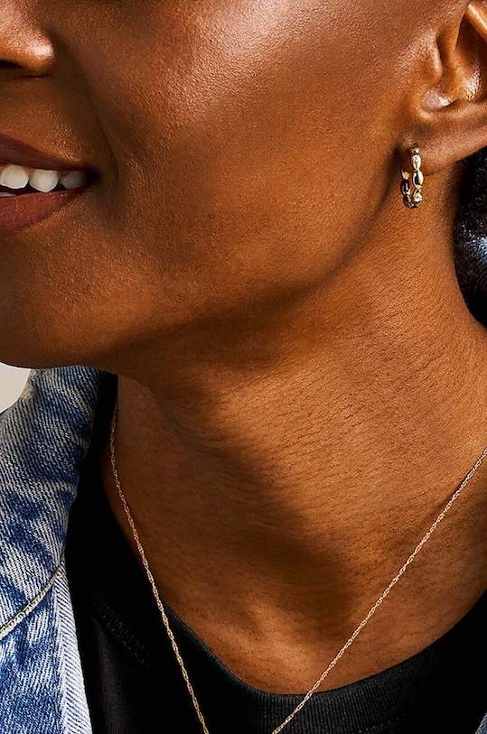 Fossil cercei aur JF04795710