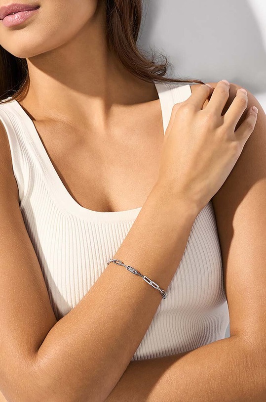 Akcesoria Michael Kors bransoletka srebrna MKC174400040 srebrny