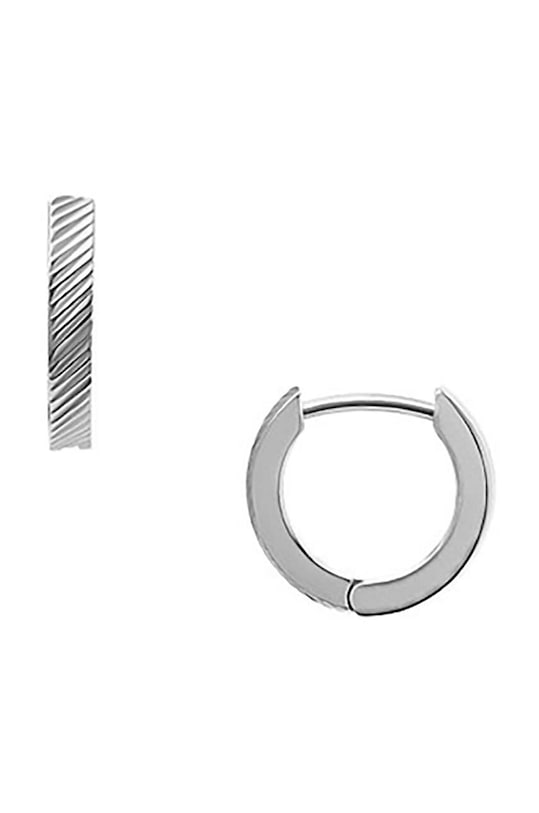 Σκουλαρίκια Fossil ασημί JF04772040