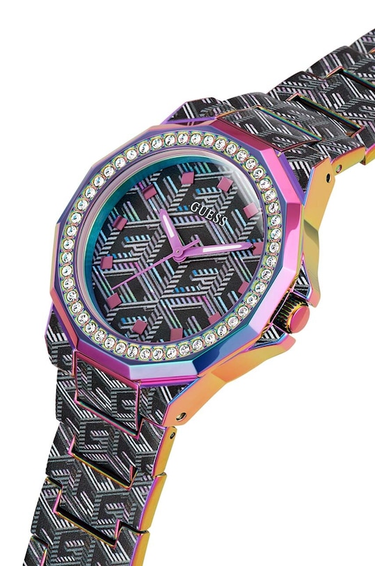 Ρολόι Guess GW0597L2 μωβ AA00