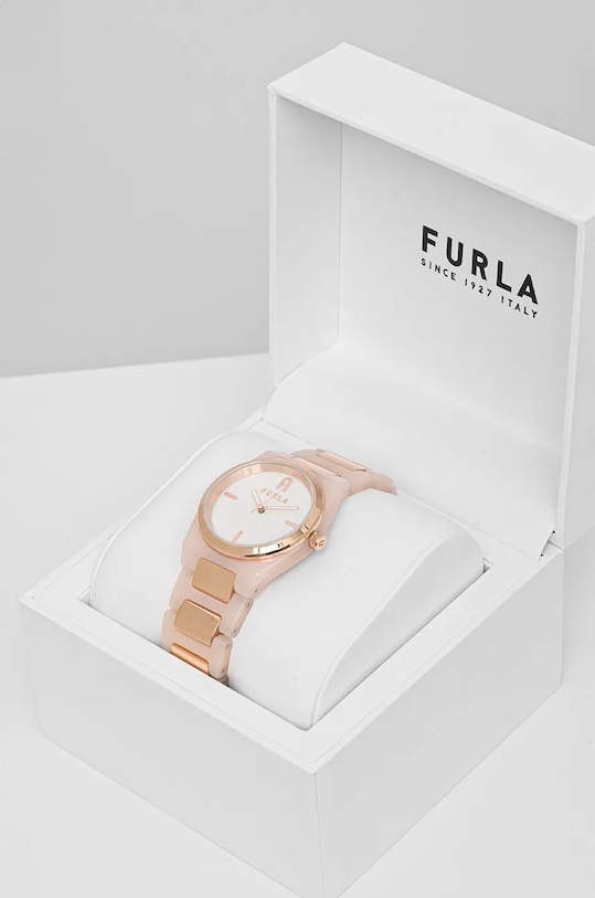 Akcesoria Furla zegarek WW00028005L3 różowy