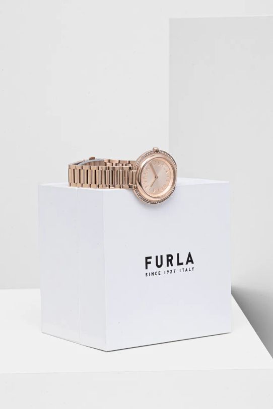 Akcesoria Furla zegarek WW00032009L3 złoty