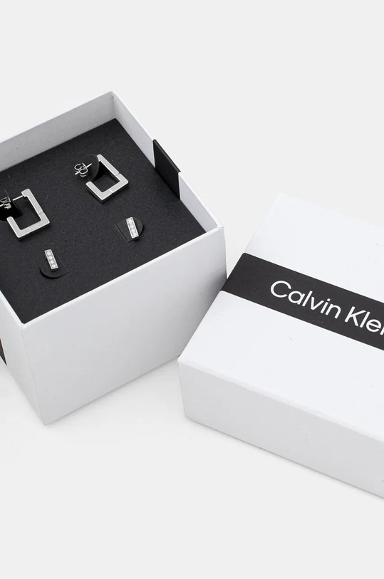 Calvin Klein kolczyki 2-pack 35000459 srebrny AA00