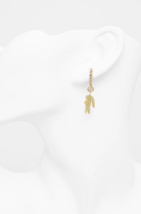 Naušnice Lacoste zlatna 2040364