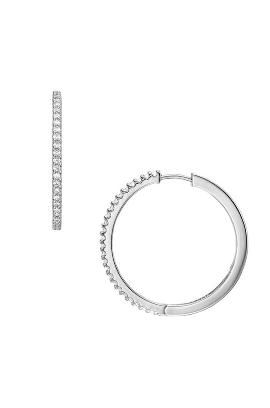 Сережки Fossil циркон срібний JA7274040